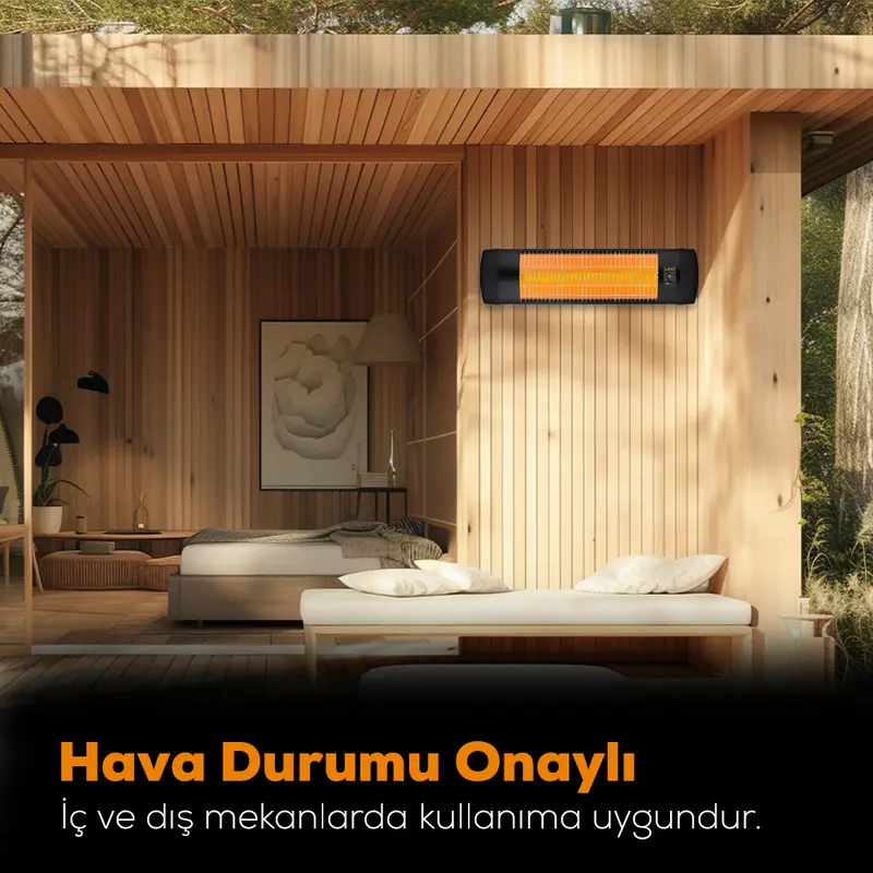 UFO Omri Smart 2300 W Mobil Uyumlu Yatay ve Dikey Duvar Tipi Isıtıcı