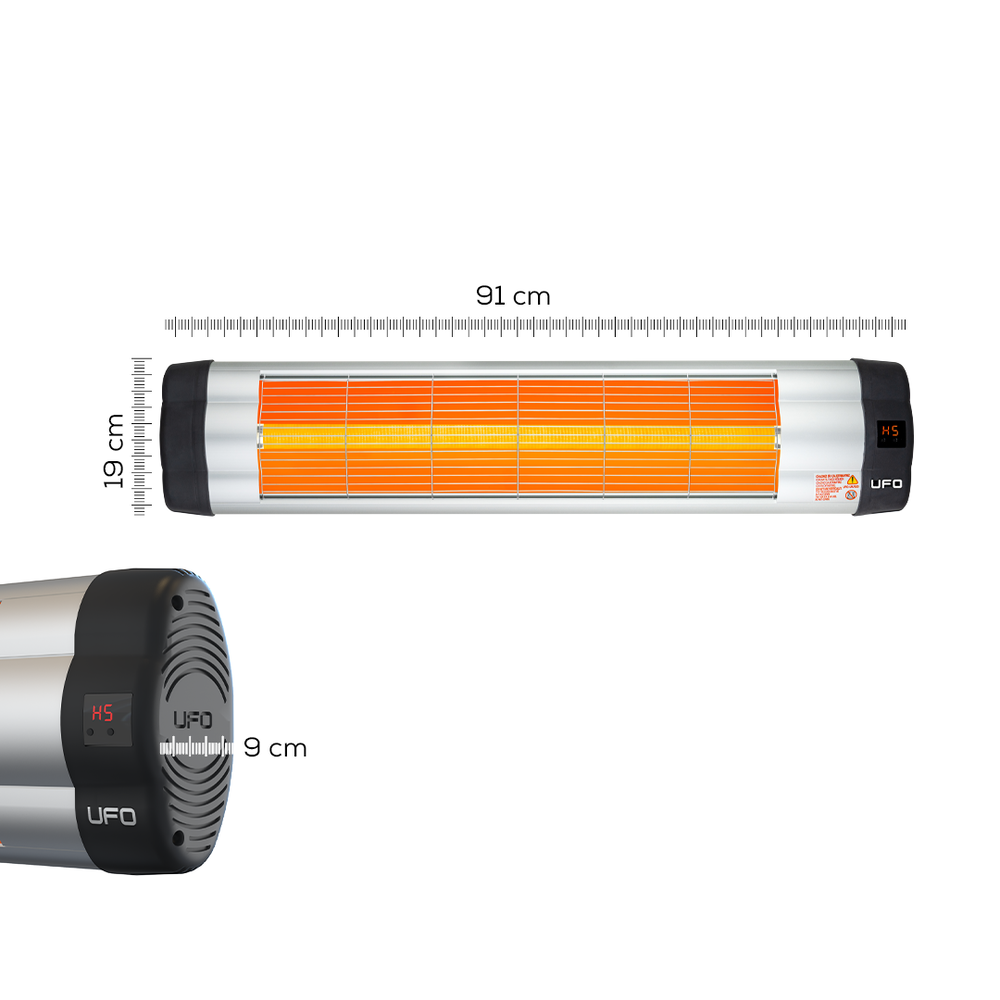 UFO S/2300 W Duvar Tipi Isıtıcı - Uzaktan Kumandalı